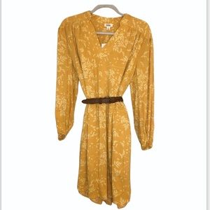 Anna tunic dress gold/mustard